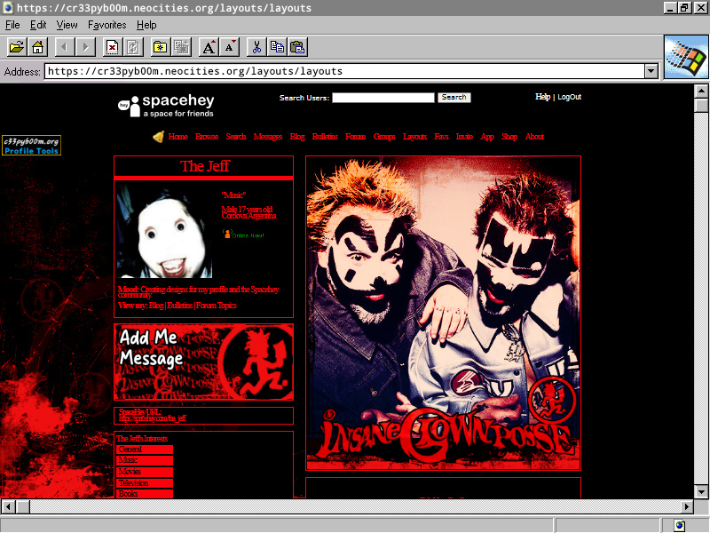 Layout Screenshot