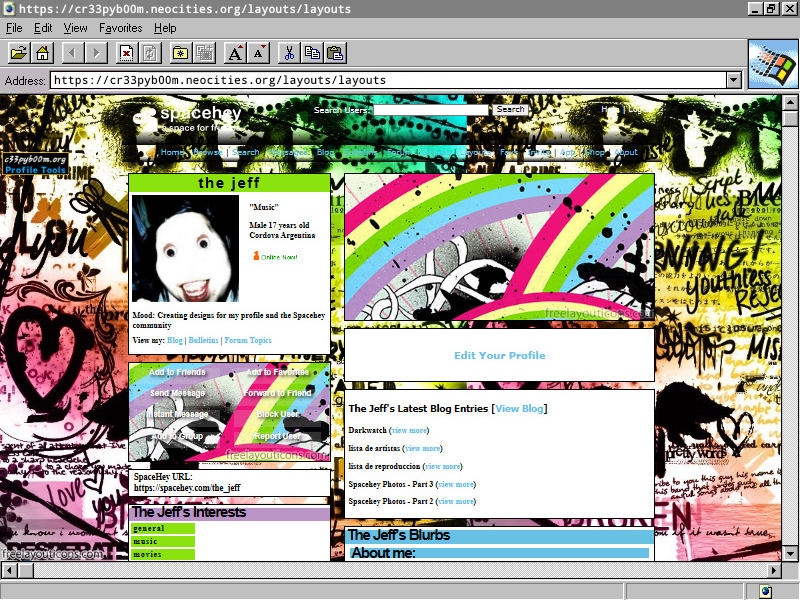 Layout Screenshot