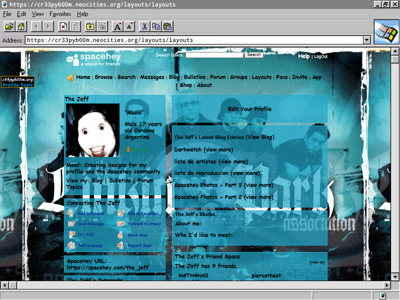 Layout Screenshot