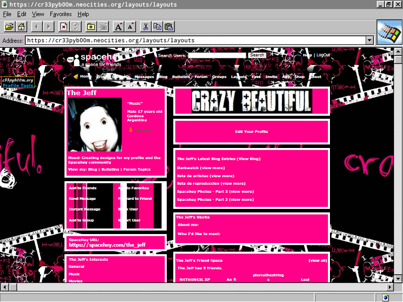 Layout Screenshot